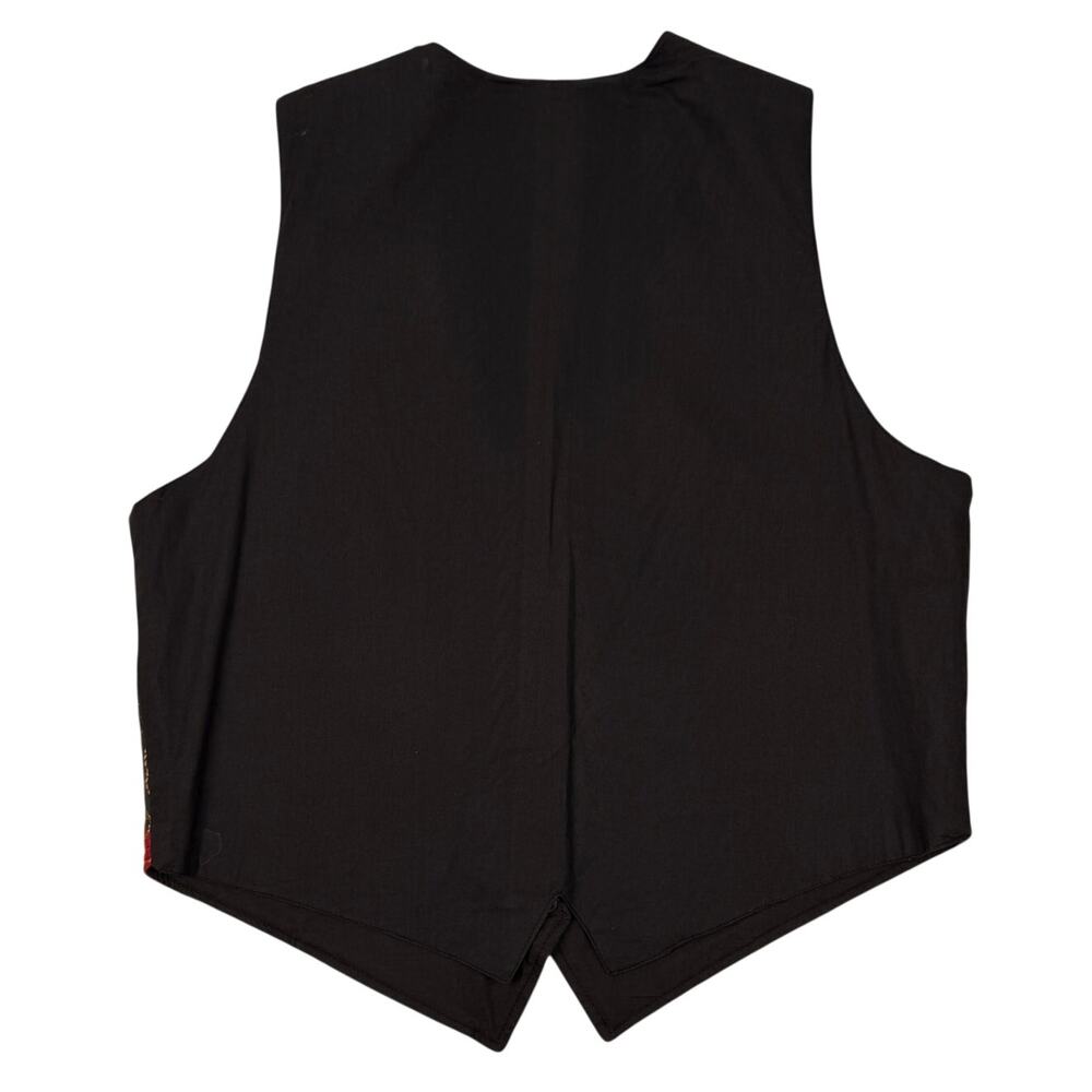 Exceptional Leather Suede Patchwork Vest Embroide… - image 4